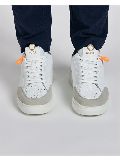 scarpe uomo bianche blu SUNS | SSS41004U/DARK BLU